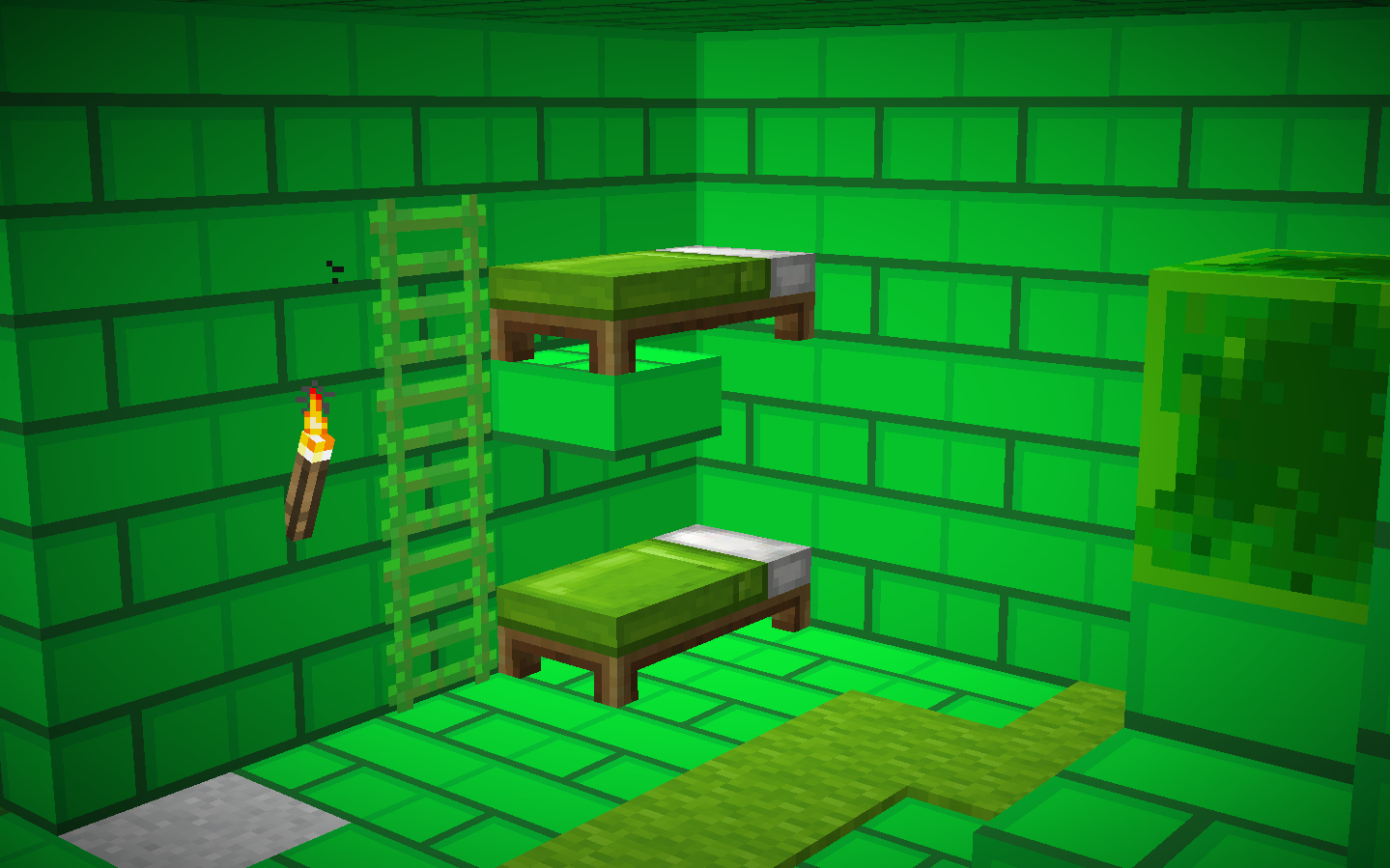 Unduh Green Prison Escape untuk Minecraft 1.12.2